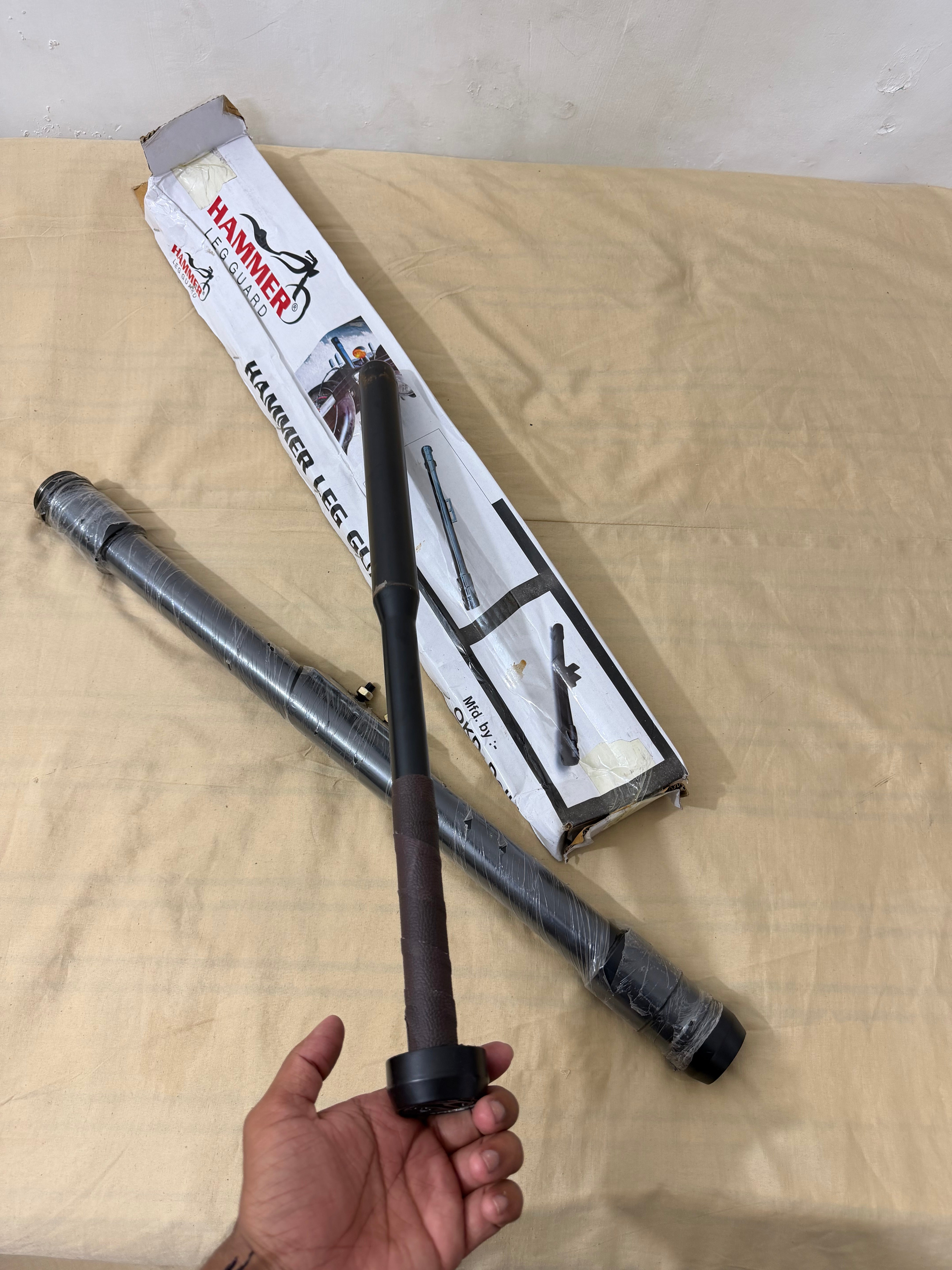 Bat Leg Guard Black (For Reborn Models)