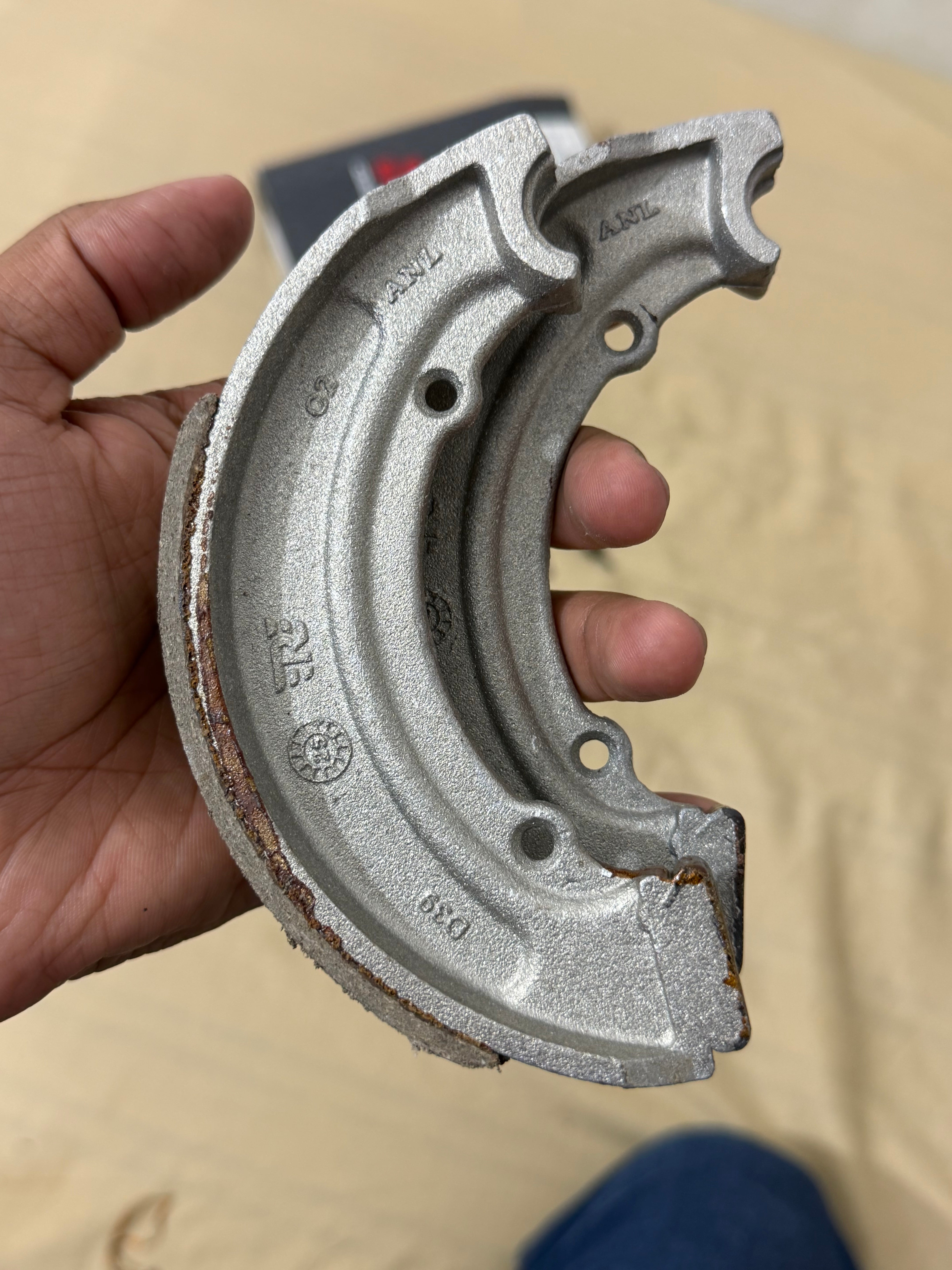 Royal Enfield Genuine Rear Brake Shoe – Drum Brake (Bullet Reborn)