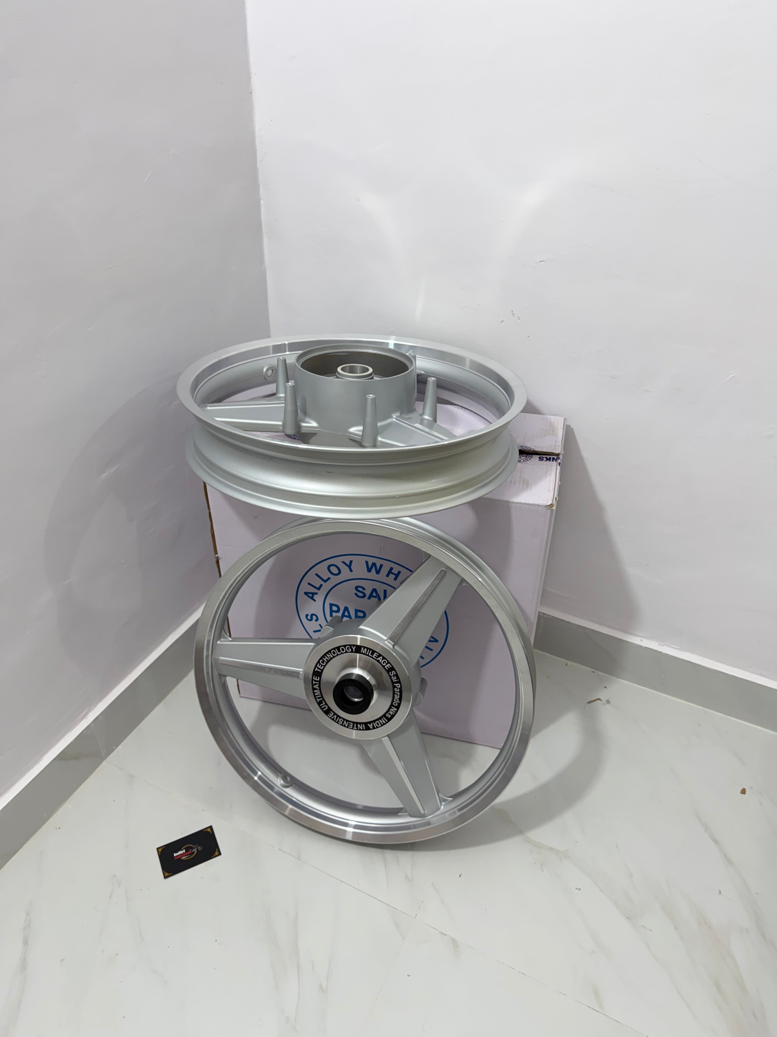 Mercedes Alloy Wheels Sai Prado Nks Silver Single Disc (For Battalion Black)