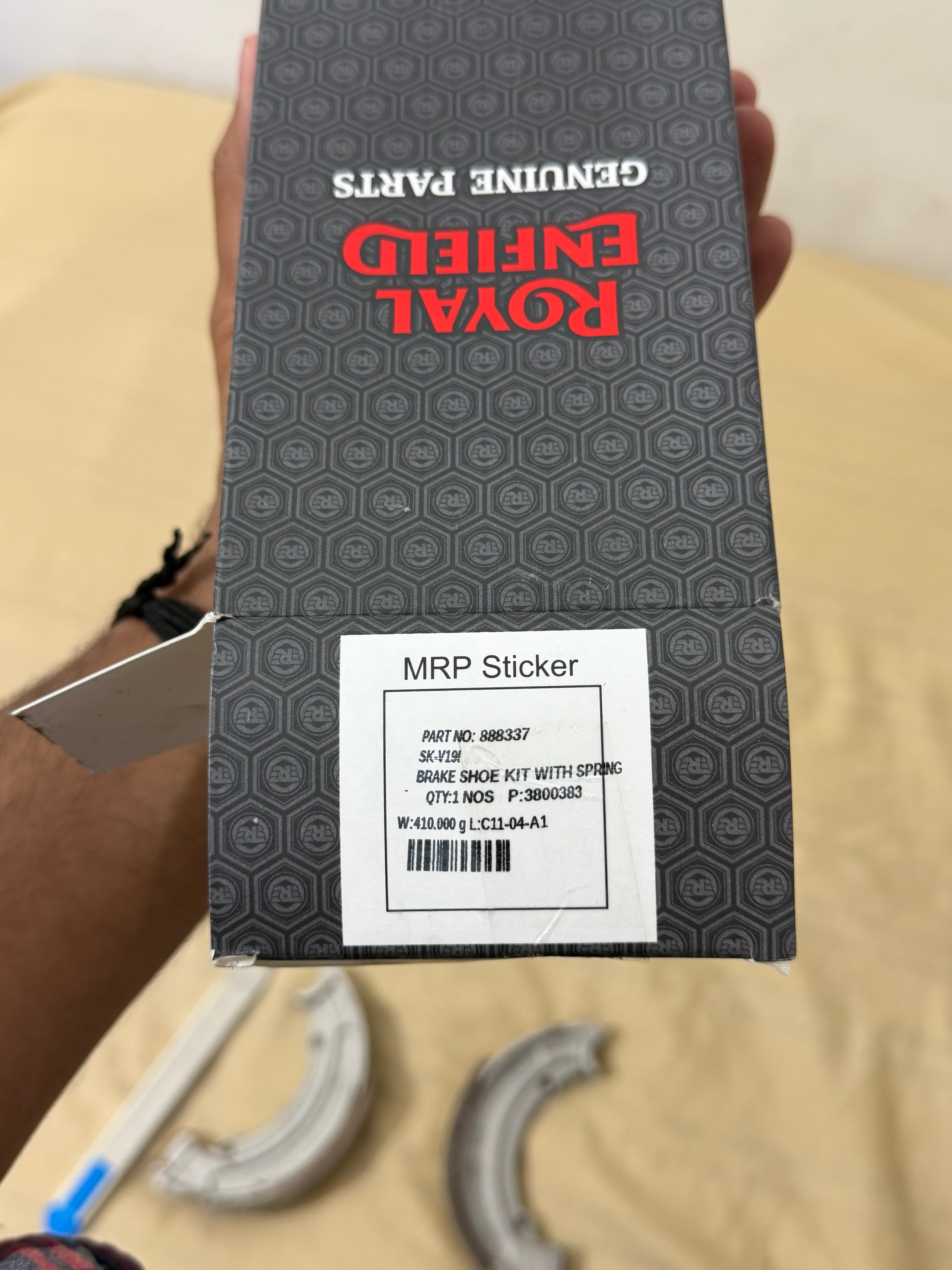Royal Enfield Genuine Rear Brake Shoe – Drum Brake (Bullet Reborn)