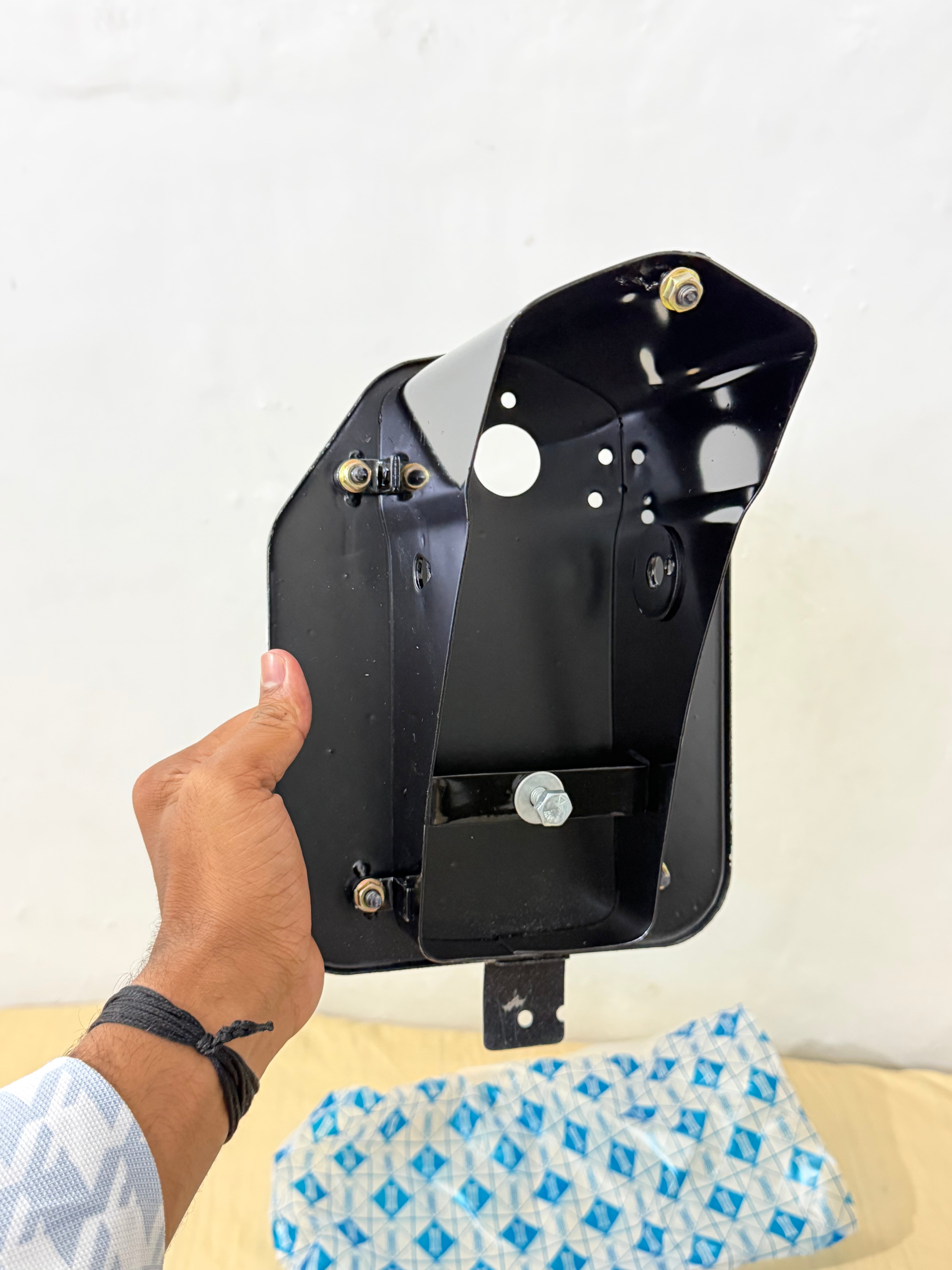 BS6 Number Plate & Holder Only