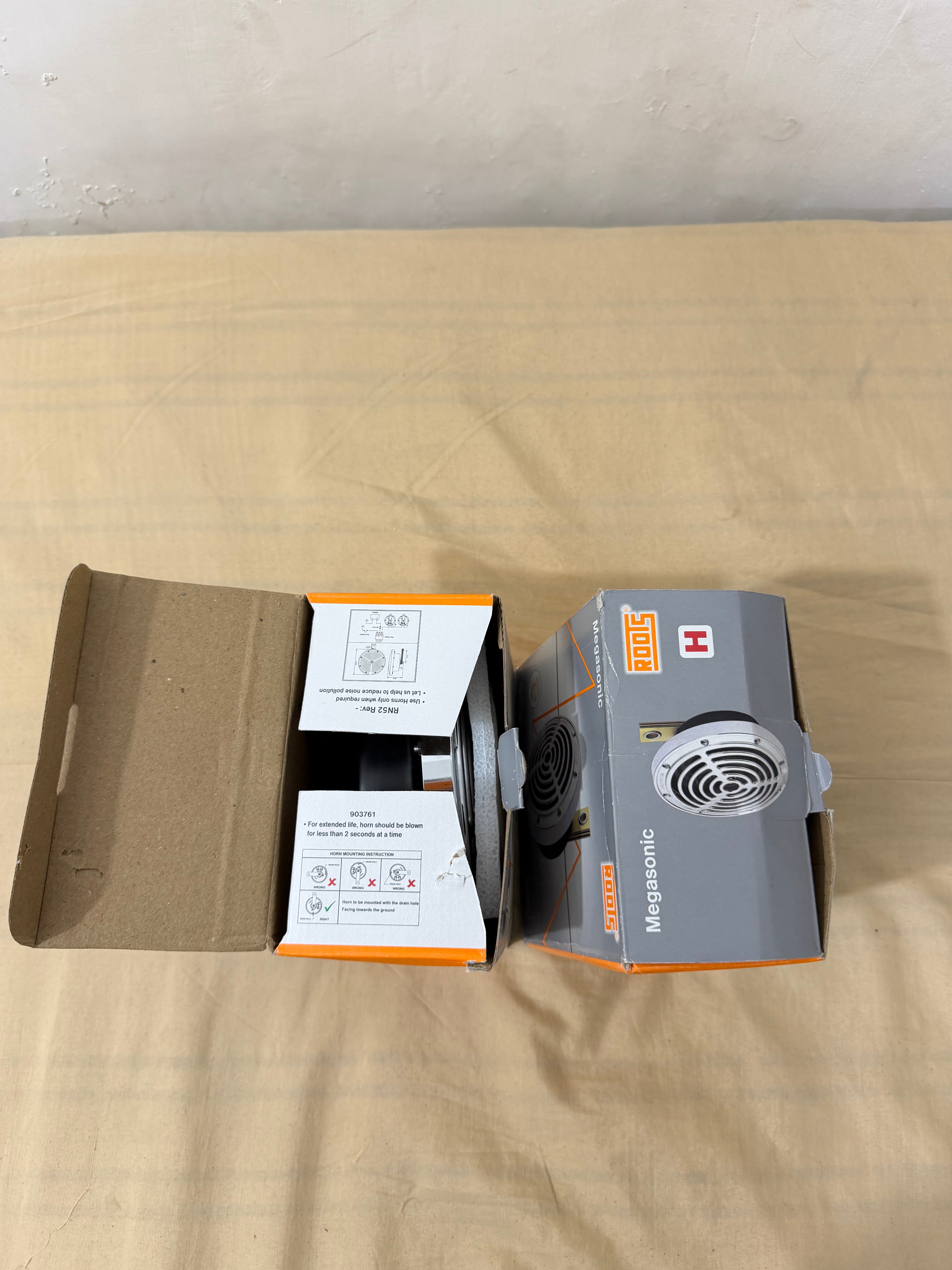 Megasonic Roots Horn With Wire & Relay Pack of 2