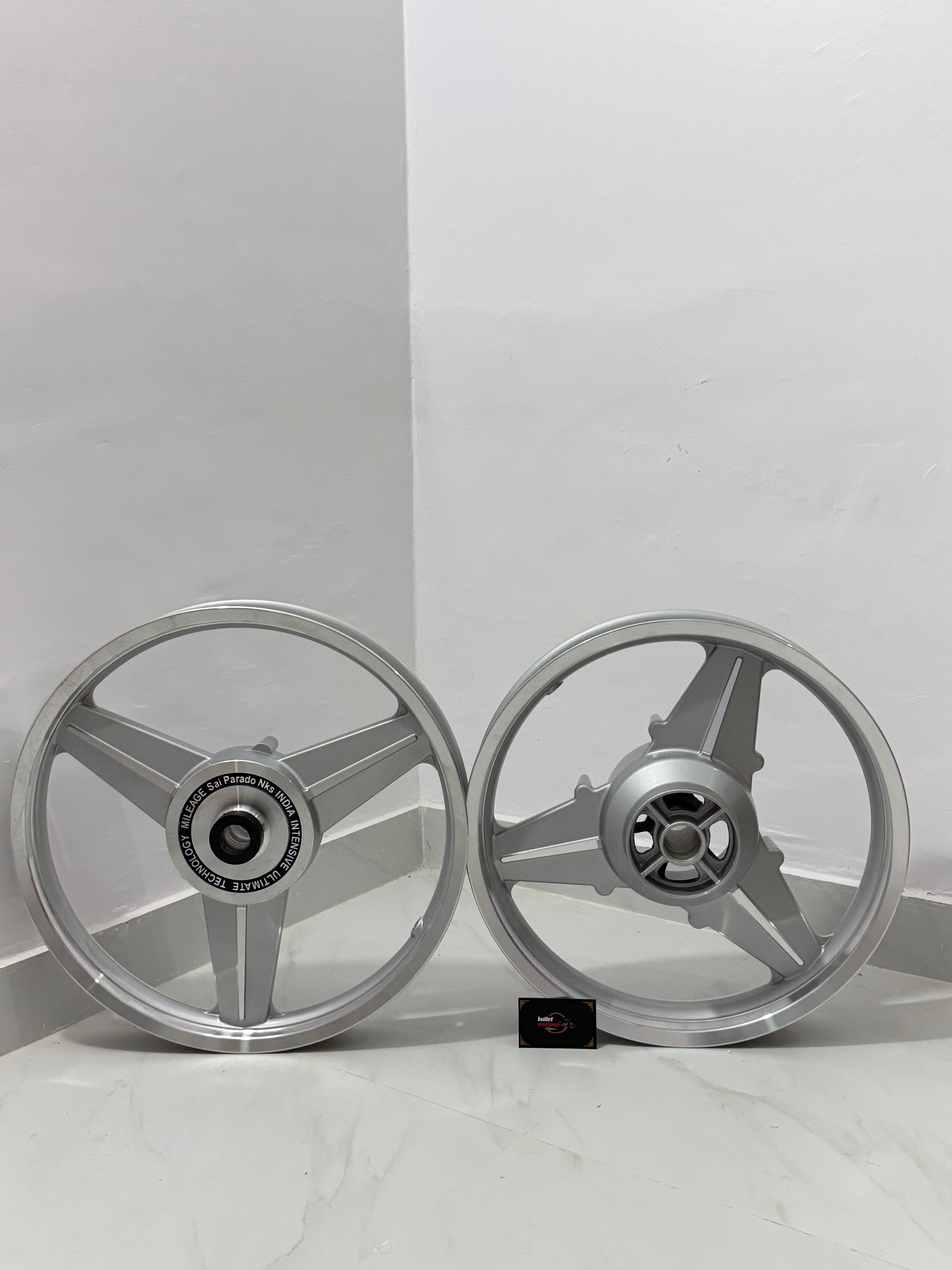 Mercedes Alloy Wheels Sai Prado Nks Silver Single Disc (For Battalion Black)