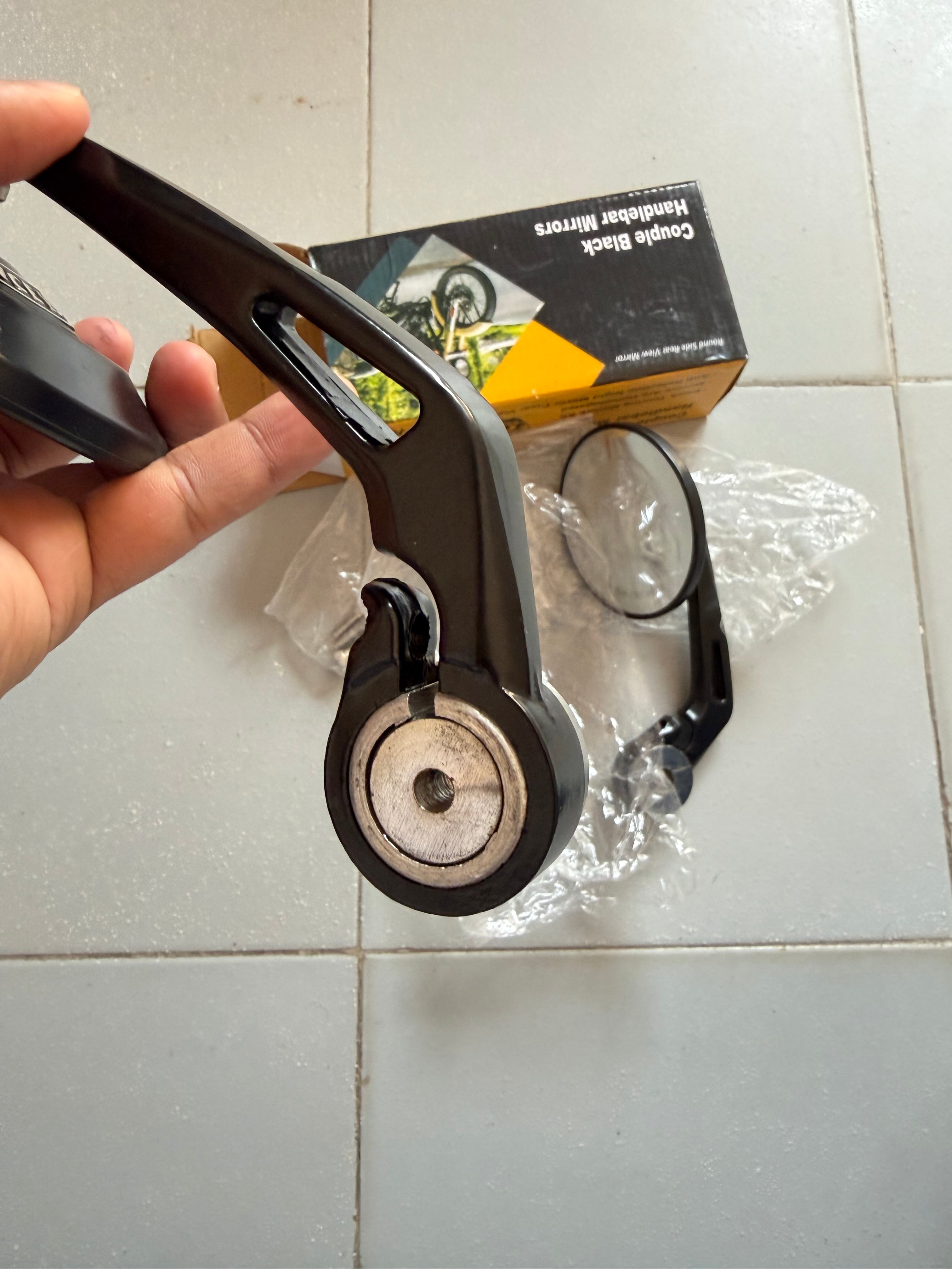 Bar End Mirror (Black) – All Royal Enfield Models