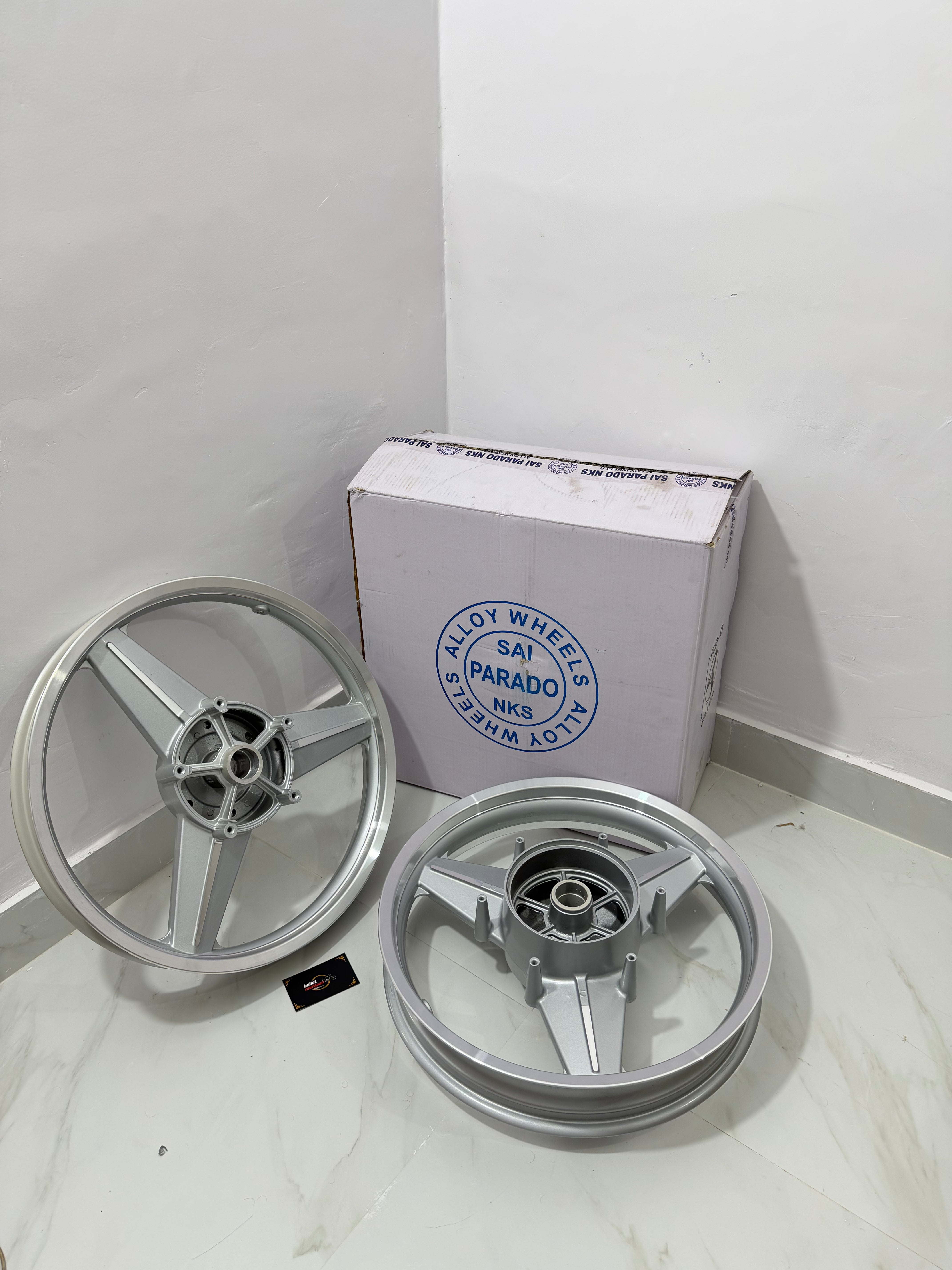 Mercedes Alloy Wheels Sai Prado Nks Silver Single Disc (For Battalion Black)