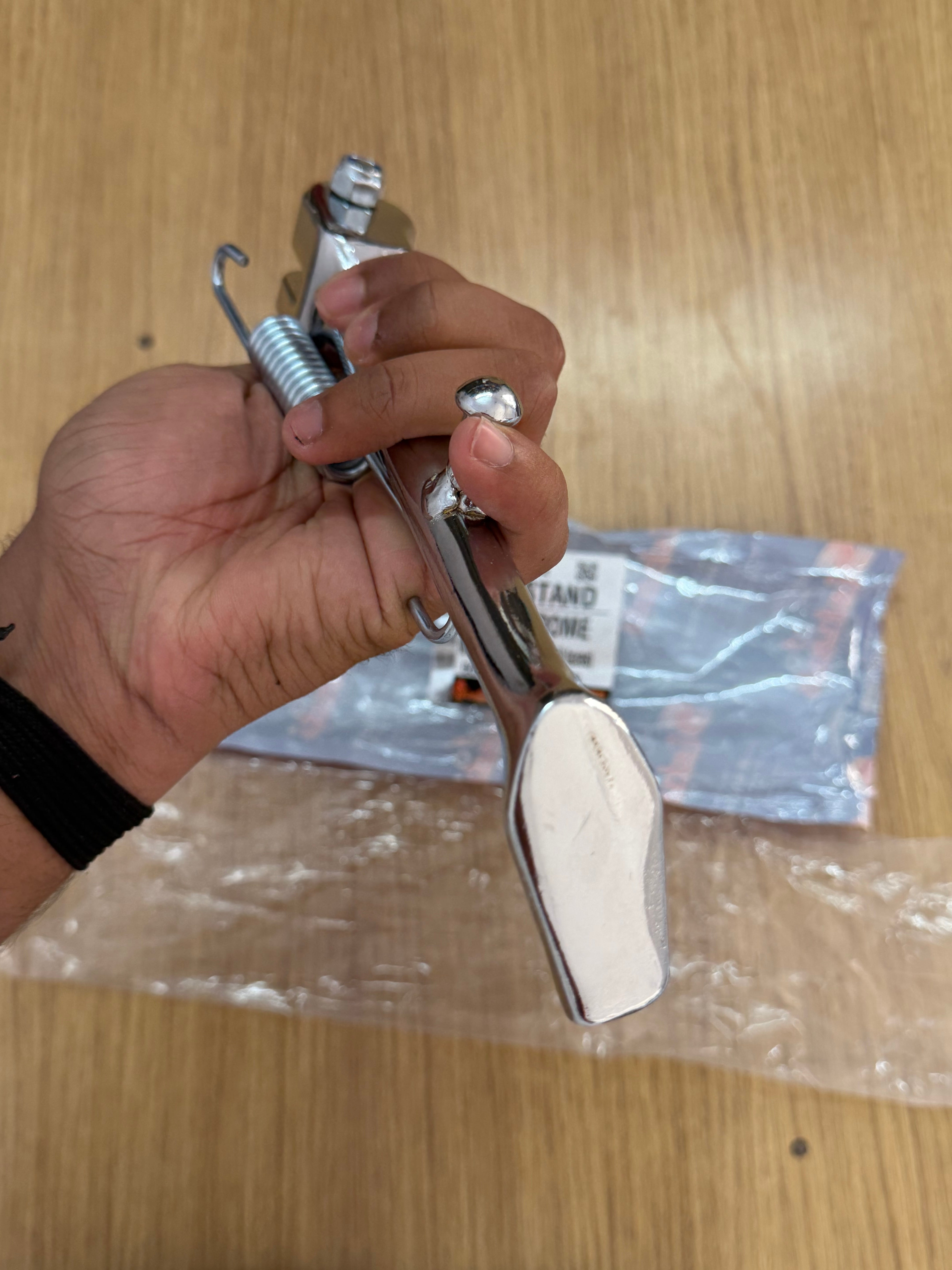 Side Stand For BS4 Model (Chrome)