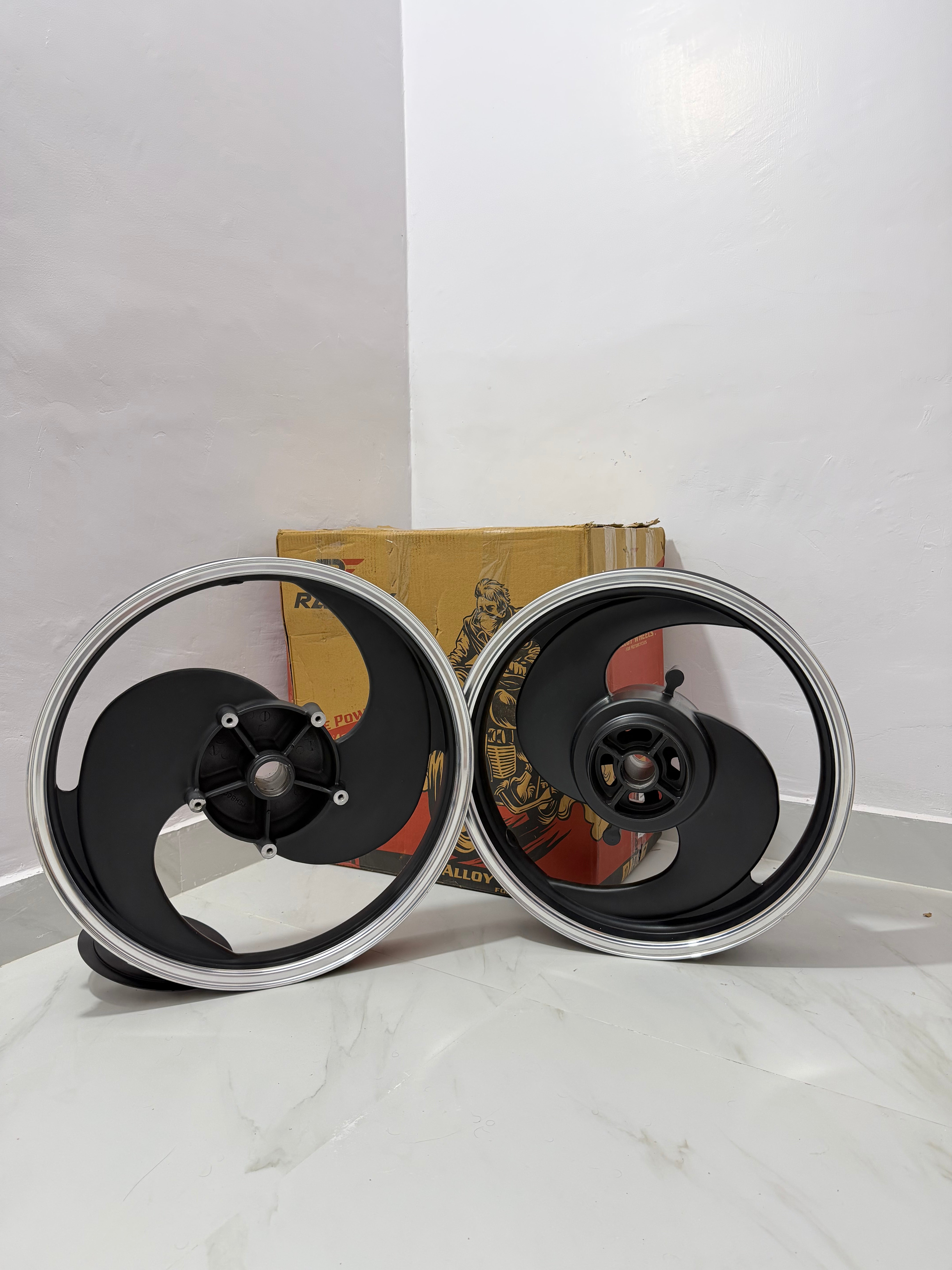 S Alloy Wheels Raceby Black Single Disc (For Battalion Black Only)