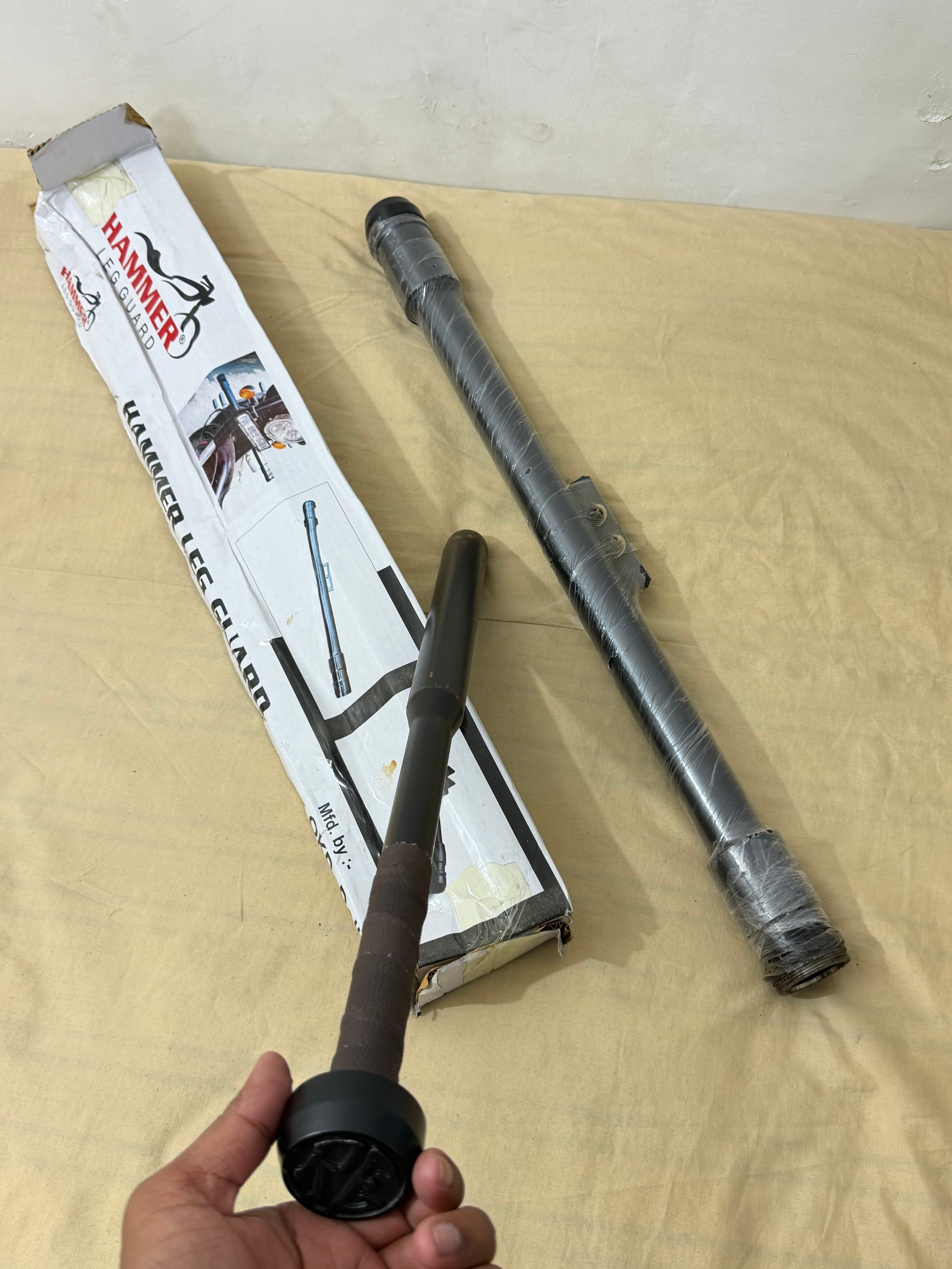 Bat Leg Guard Black (For Reborn Models)