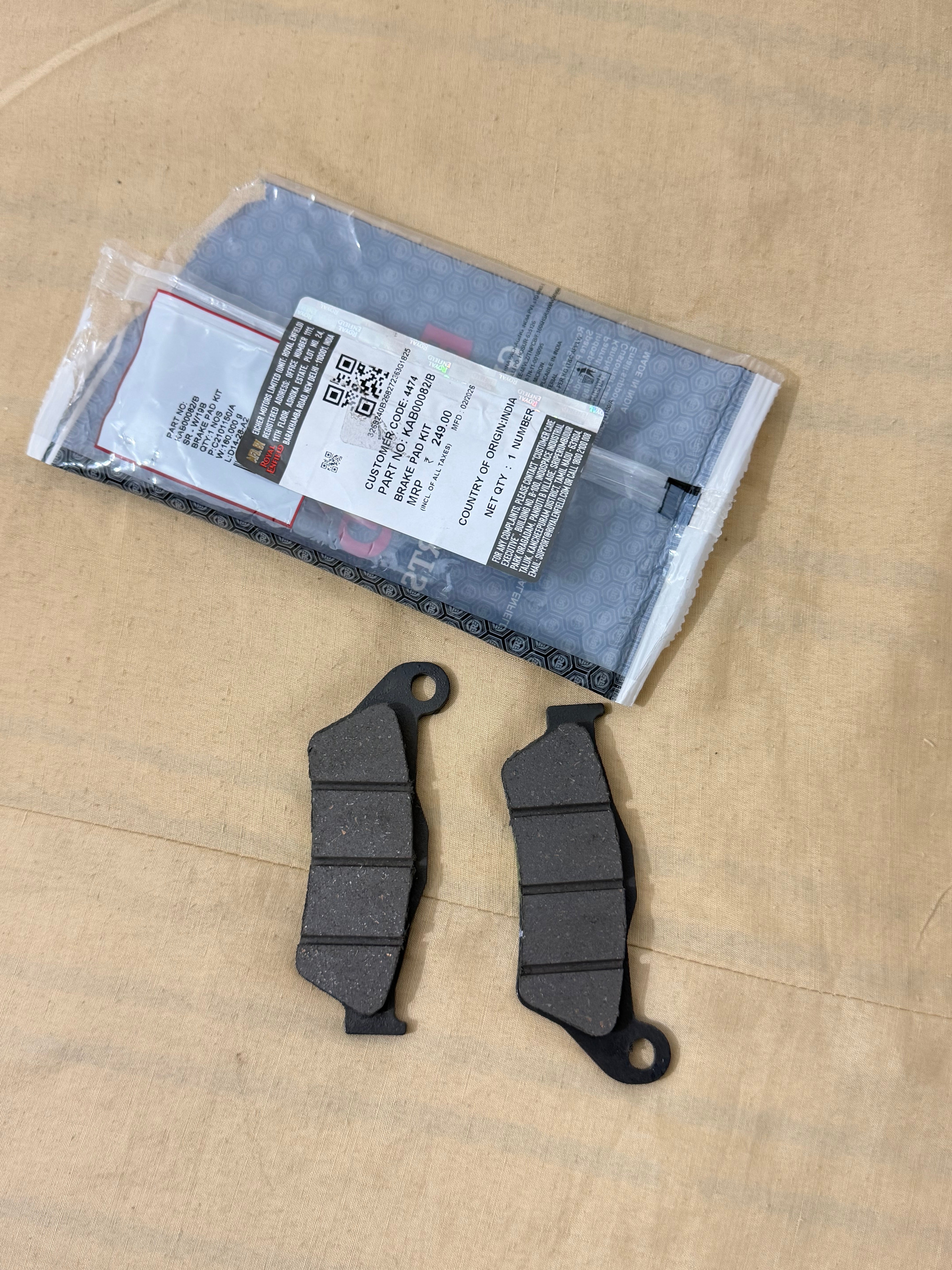 Royal Enfield Front Disc Brake Pads – Reborn Models