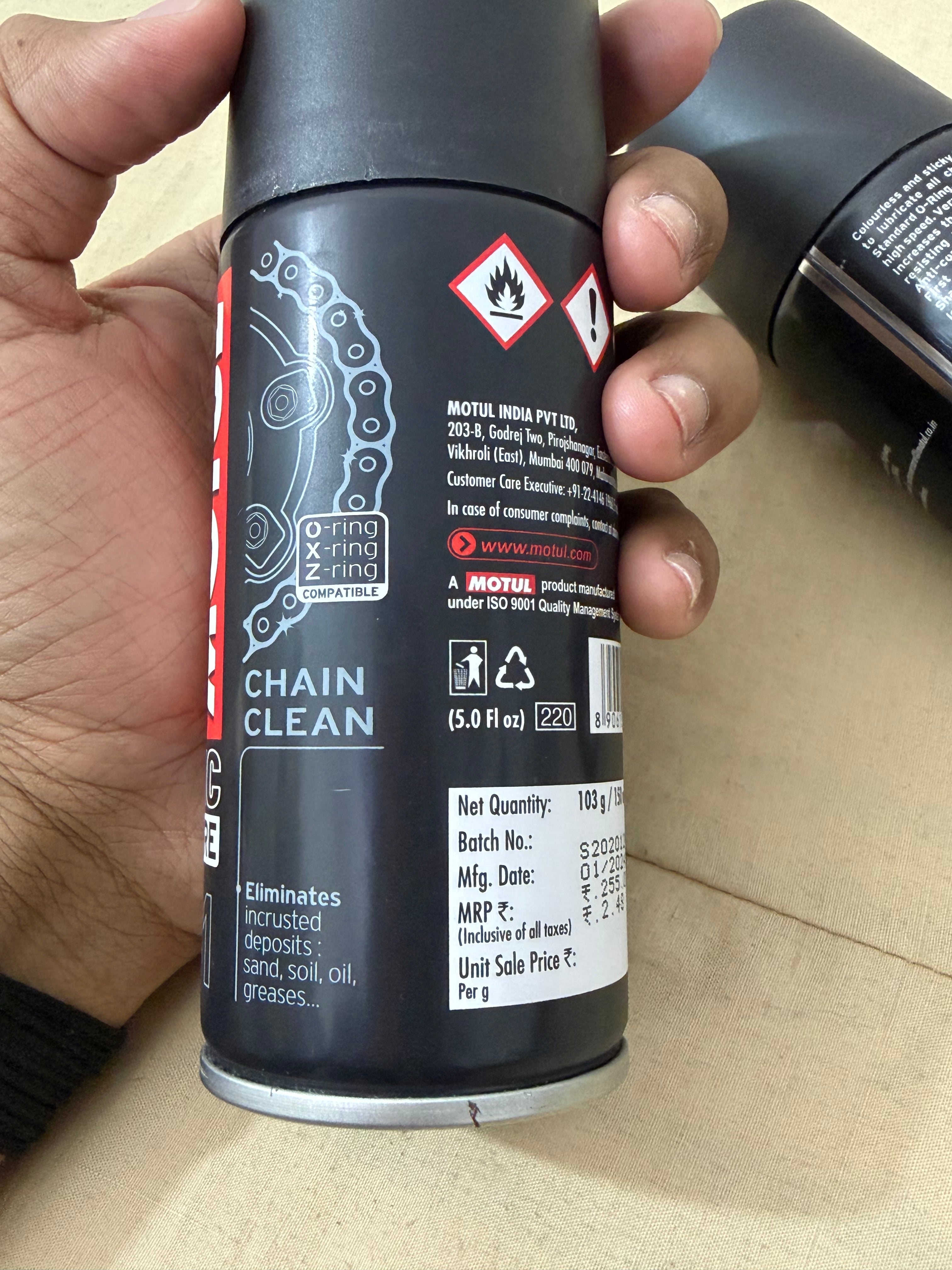 Motul Chain Lube &amp; Chain Cleaner Combo