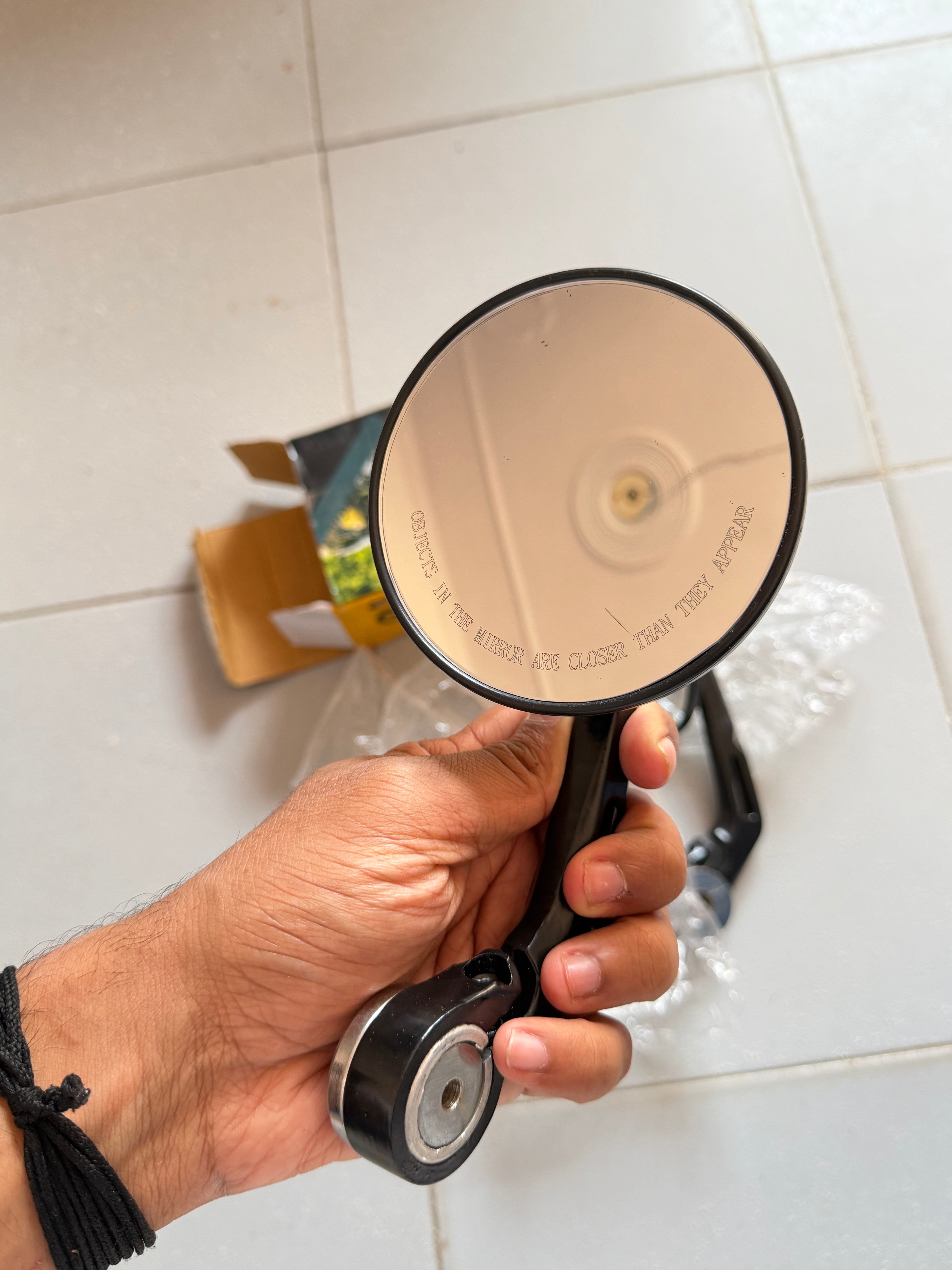 Bar End Mirror (Black) – All Royal Enfield Models