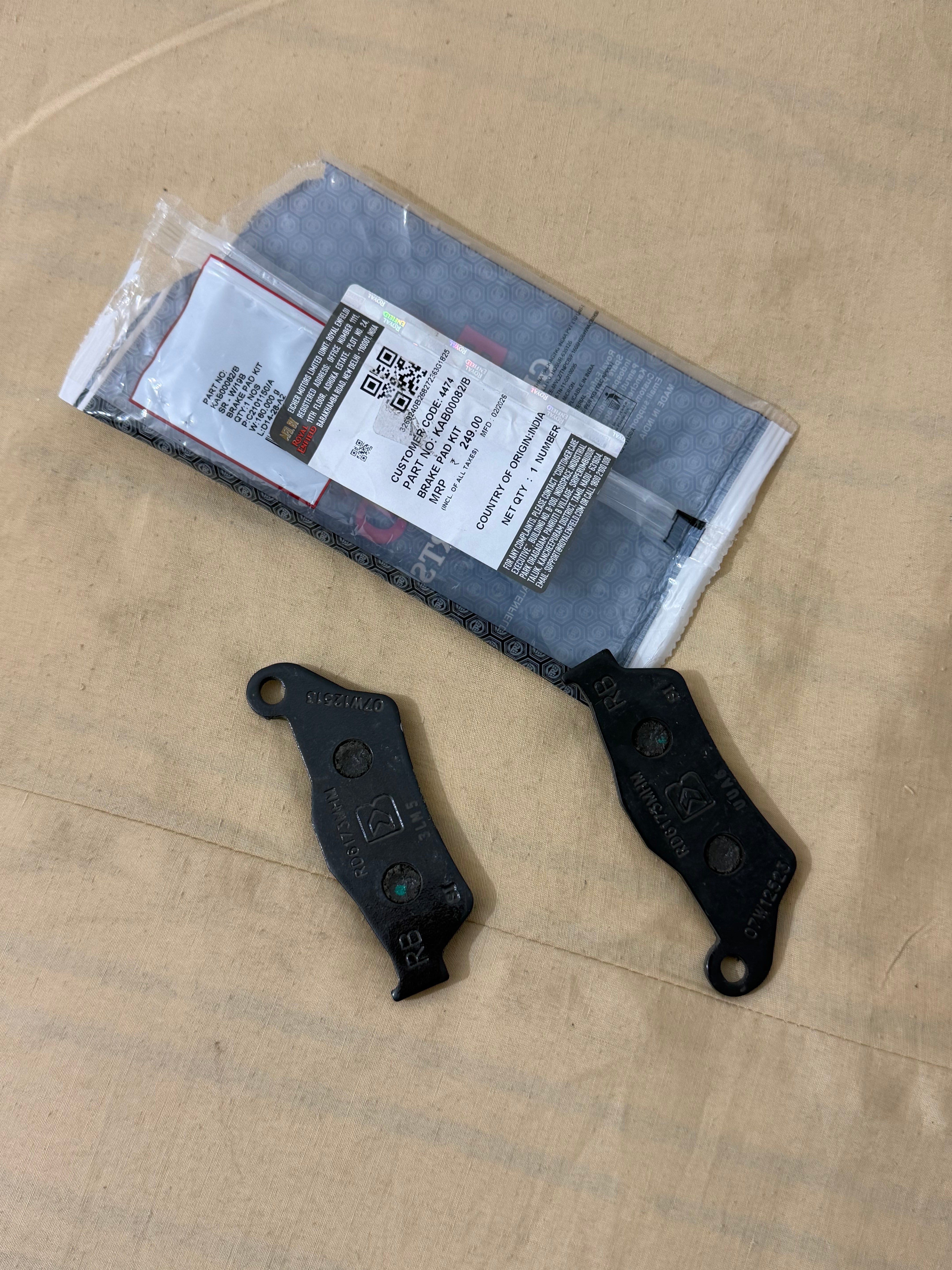 Royal Enfield Front Disc Brake Pads – Reborn Models