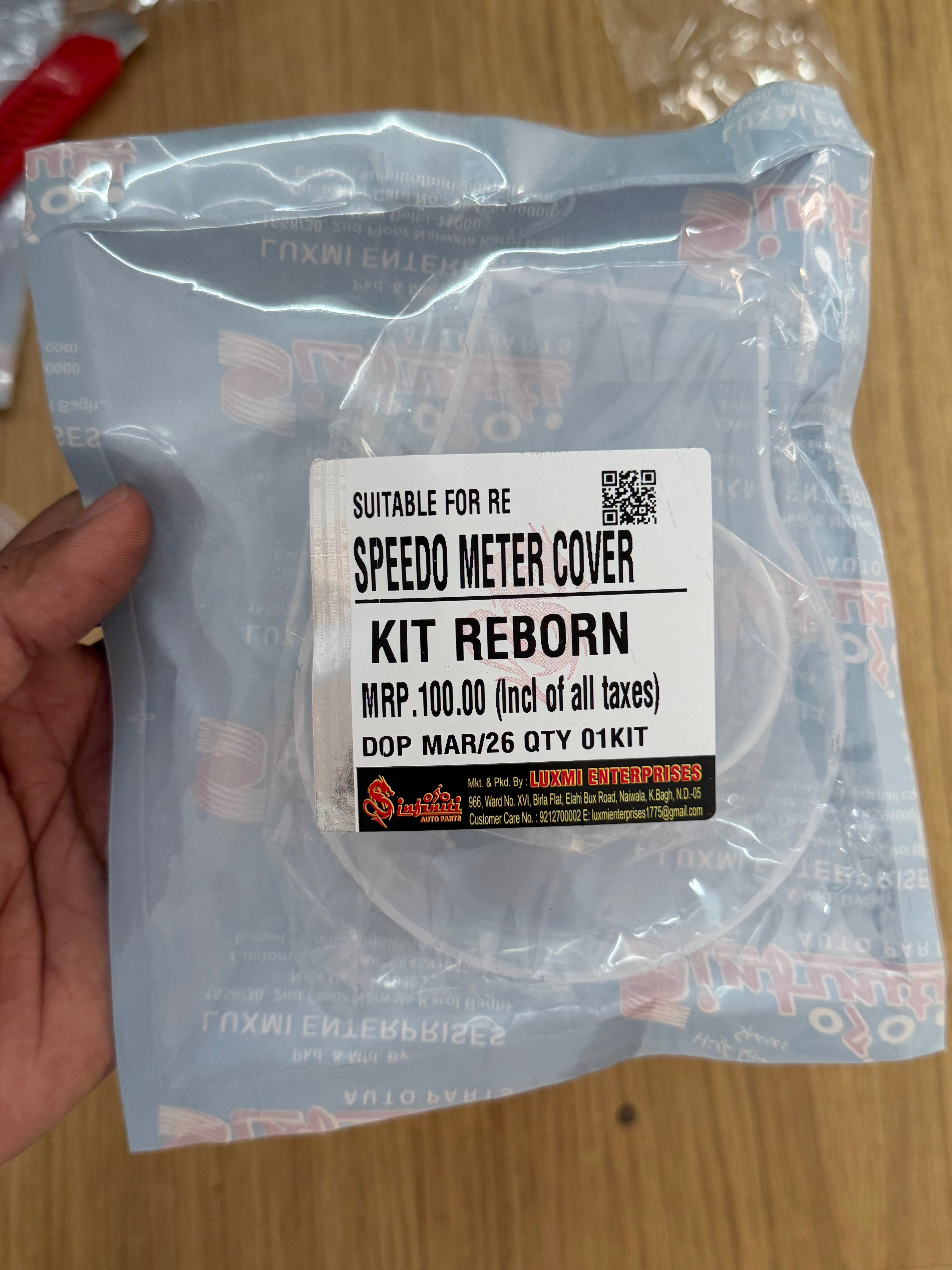 Meter Cover Kit of Reborn Models
