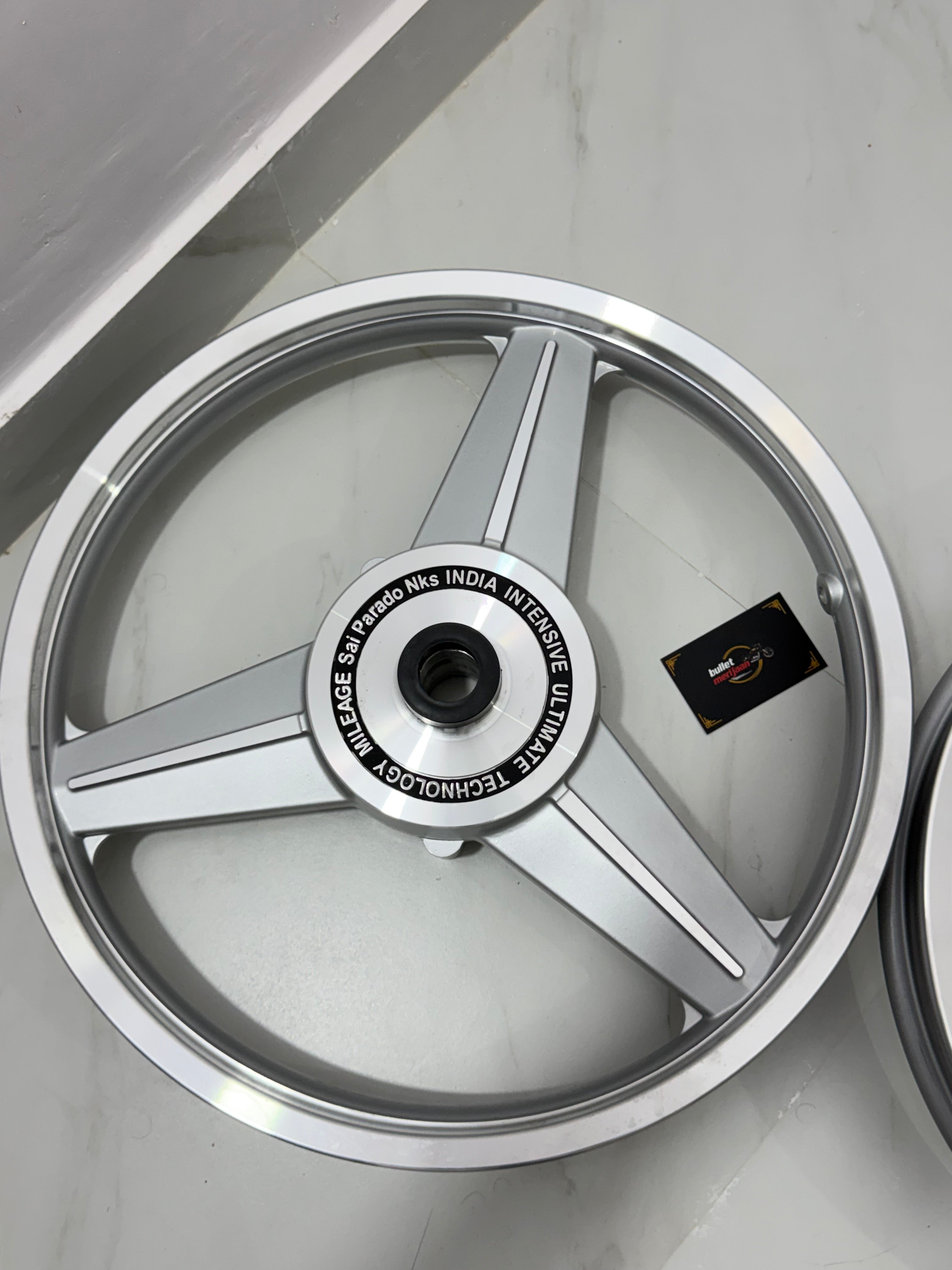 Mercedes Alloy Wheels Sai Prado Nks Silver Single Disc (For Battalion Black)